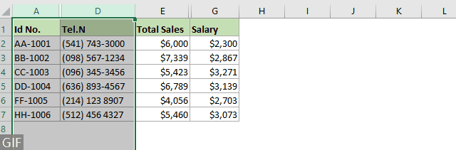 Quickly unhide columns in Excel – A step by step guide image.