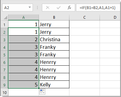 doc unique id number to duplicate rows 3