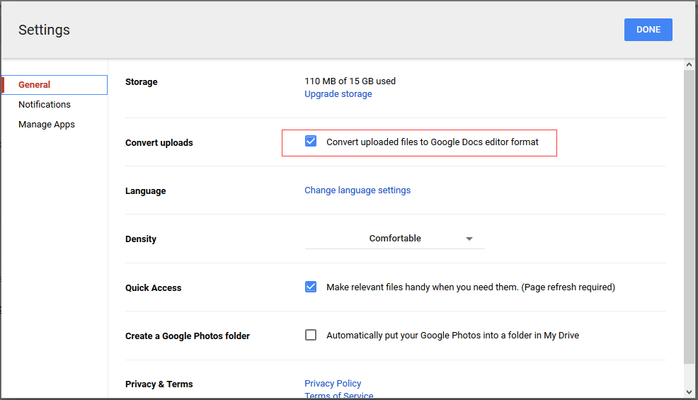 registru de lucru doc ​​pe foaia Google 3