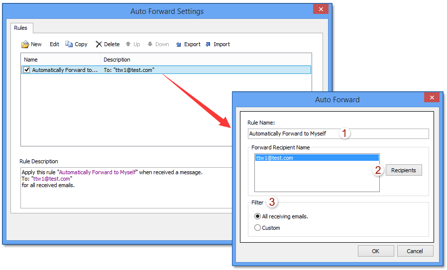 How to set out of office (reply) in outlook?