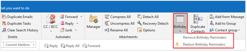 How To Undo Dismiss retrieve Reminders In Outlook Calendar 