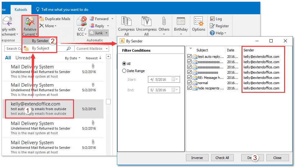 How To Delete All Unread Emails In Outlook 