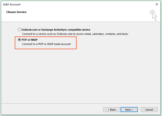 ADD AN OUTLOOK ACCOUNT TO GMAIL visual data 8