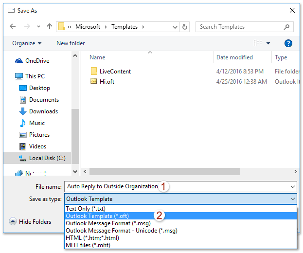How To Automatically Reply Outside Organization Only In Outlook 