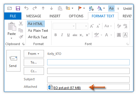 ciclo si presumir Cómo cambiar o aumentar la limitación del tamaño de los archivos adjuntos  en Outlook?