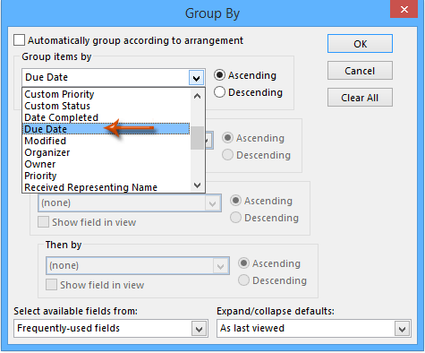 How to change multiple tasks’ due dates in Outlook?