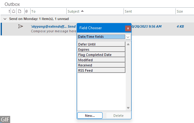 Het verzenden van e-mails in Outlook plannen of uitstellen ...