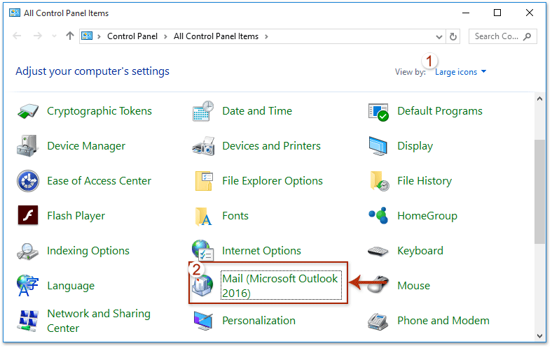How to delete an Outlook profile registry?