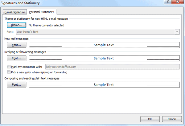 Html Signature Outlook 2007 Vista