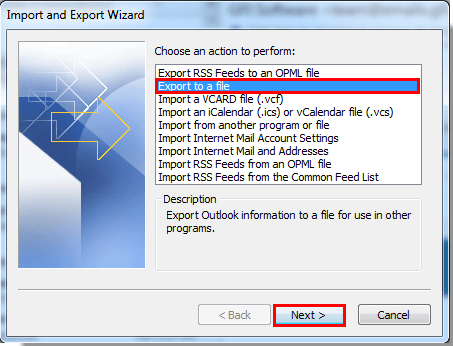 Export Export