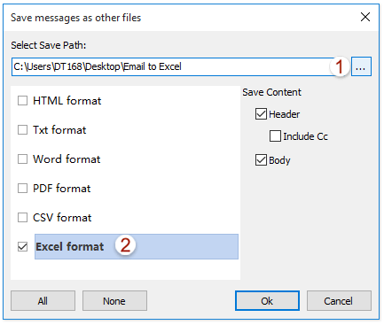 doc copy email to excel 002