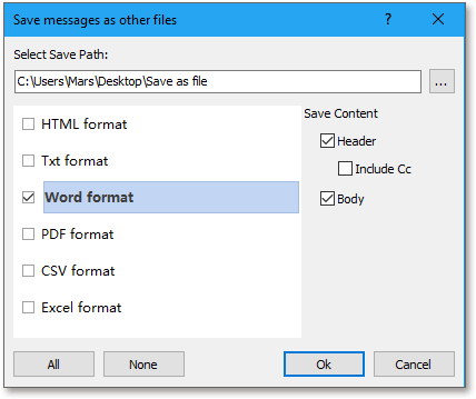 doc export email to word 6