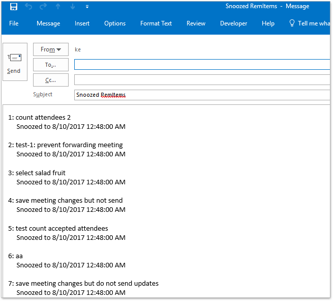 How to find snoozed reminders in Outlook?