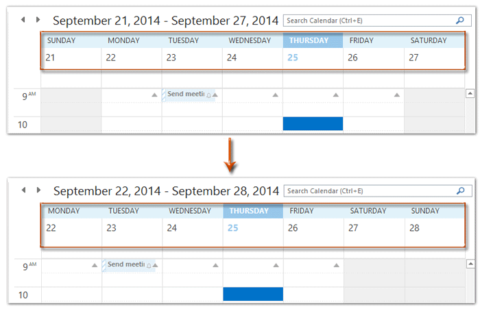 how-to-show-calendar-from-monday-to-sunday-in-outlook
