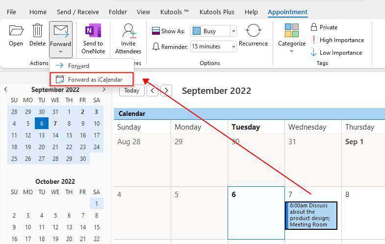 Outlook How To Generate An Add To Calendar Link To Email