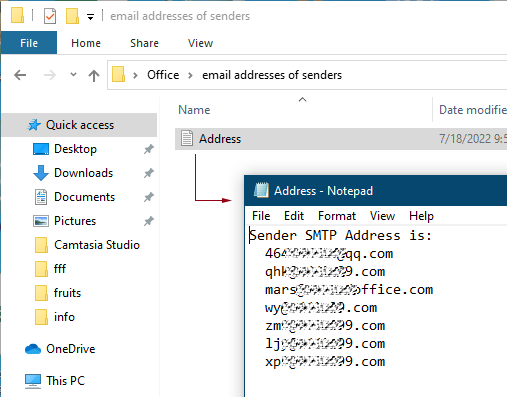 How Can I Get The Sender Email Address Using Outlook Mailitem In
