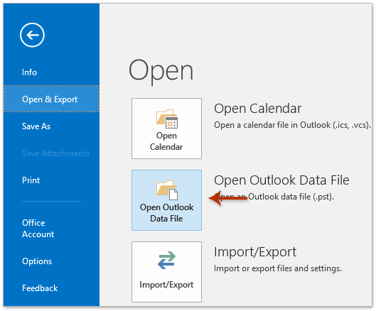 How to move Outlook data file (PST files) or emails to new computer?