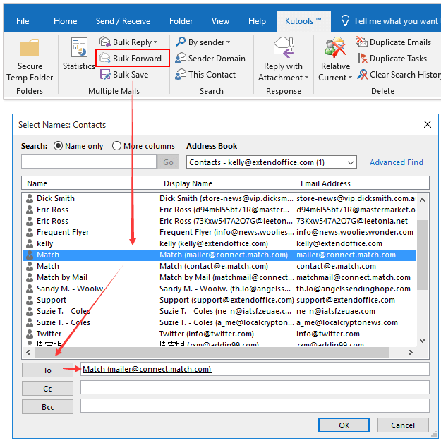 doc move copy outlook emails from one account to another 001