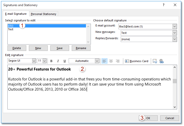 How to align or float images in Outlook signatures?