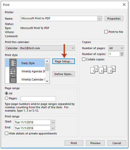 How To Print An Outlook Calendar In 15 minute Increments 