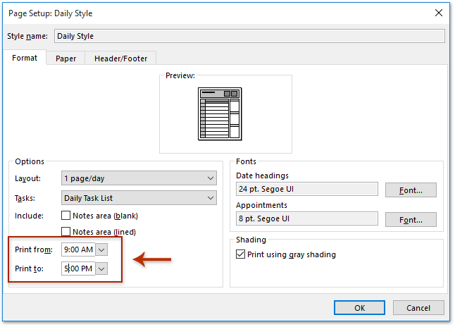How To Print An Outlook Calendar In 15 Minute Increments