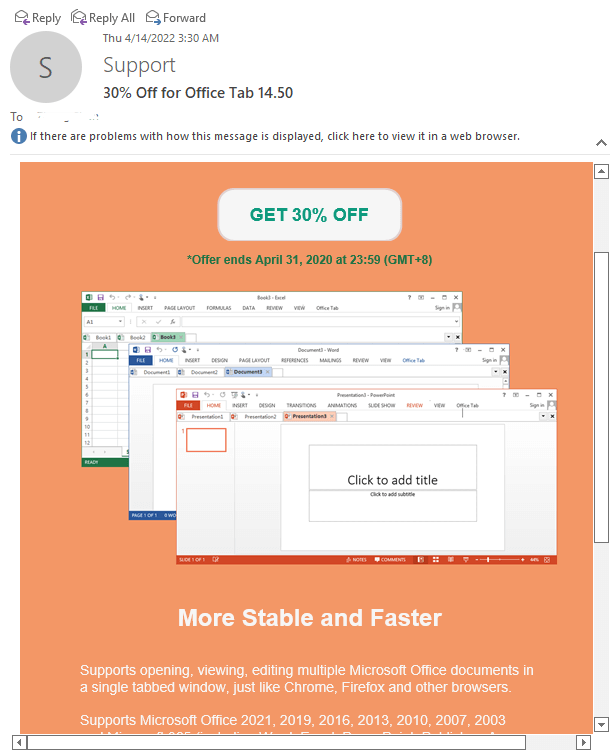 Outlook How to print email without images