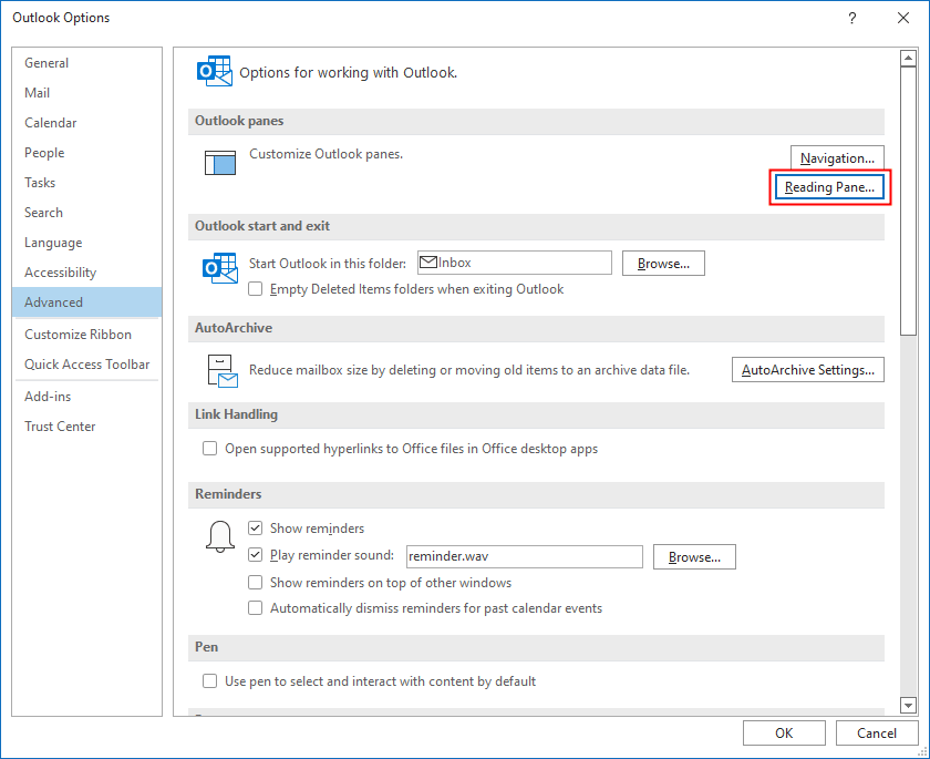 How to read messages without sending a read receipt to sender in Outlook?