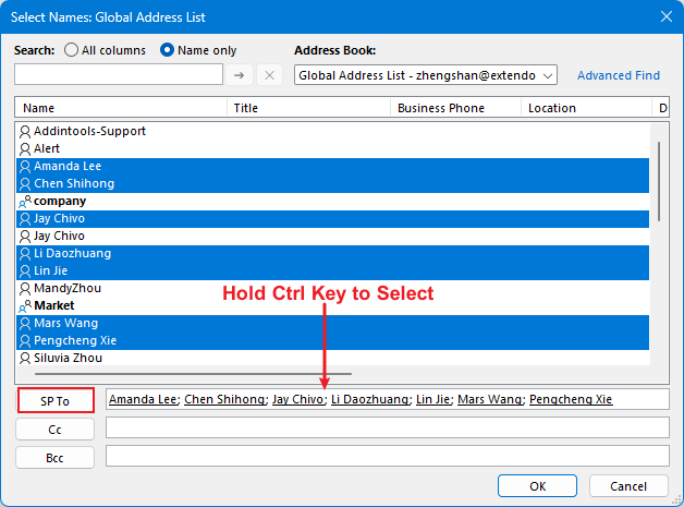 ADD NEW PARTICIPANTS TO OUTLOOK WITHOUT HAVING TO SEND IT TO EVERYBODY visual data 3