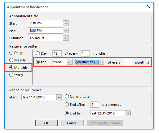 How To Create A Recurring Meeting On 1st And 3rd Wednesday Of Every Month 