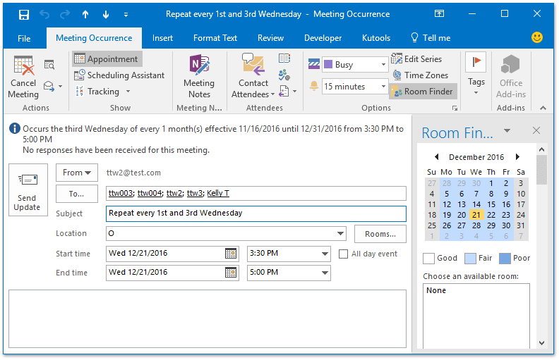 how to add suggested meeting to outlook email
