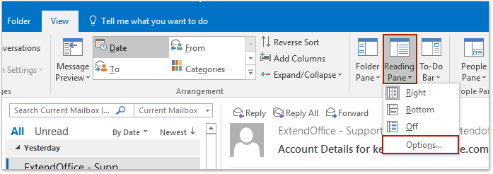 how to keep emails unread in outlook