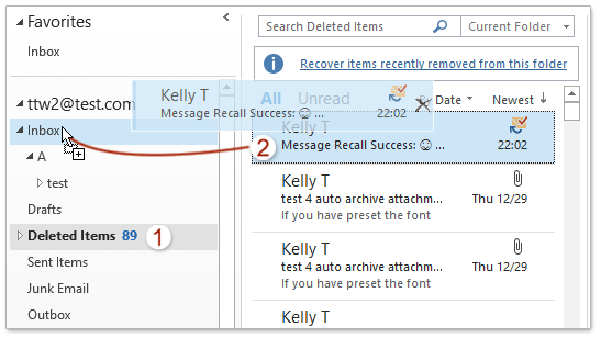 How To Undo Delete recover Deleted Emails In Outlook 