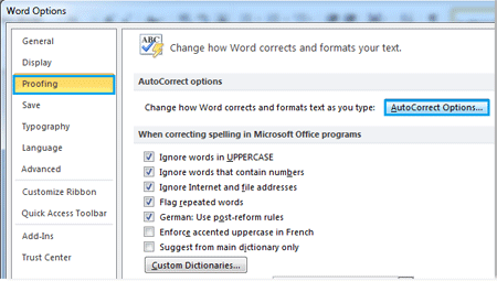 How to change straight quotes to curly quotes in word?