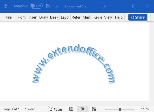 How to curve text in Word document? Step-by-step tutorial