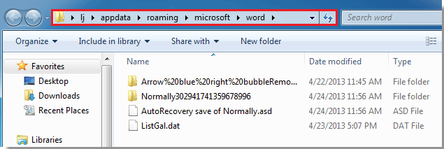 How to open auto recover file location to recover the lost word document?
