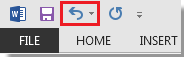 How to easily undo all changes in Word document?