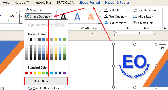 Step by step to create a letterhead template in Word
