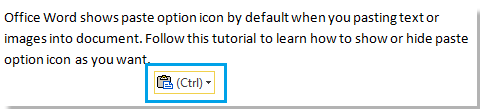 showhide option showhide option