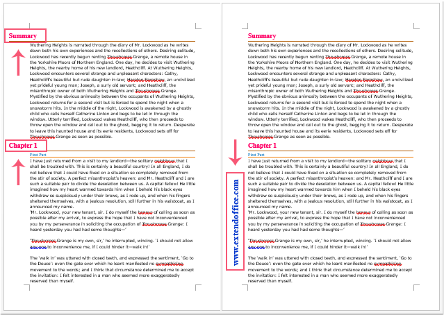How to insert text to the margin of a Word document?