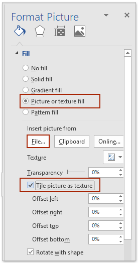 Cómo aplicar / insertar una imagen de fondo en una sola página en Word?