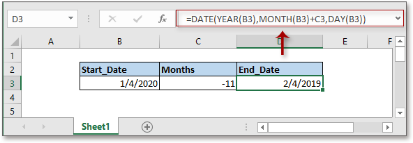 doc Monate zum Datum hinzufügen 2