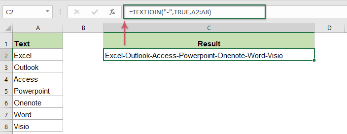 Move or combine multiple cell contents into one cell