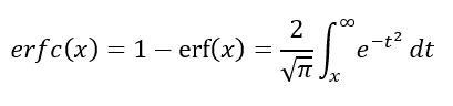 erfc-정확한 기능 2