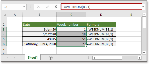 funkce doc weeknum 3