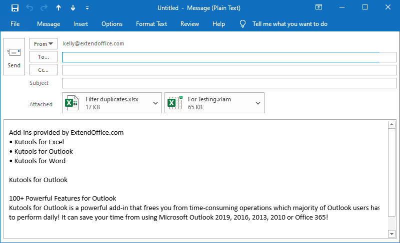 Formato de mensaje: HTML, texto sin formato y texto enriquecido