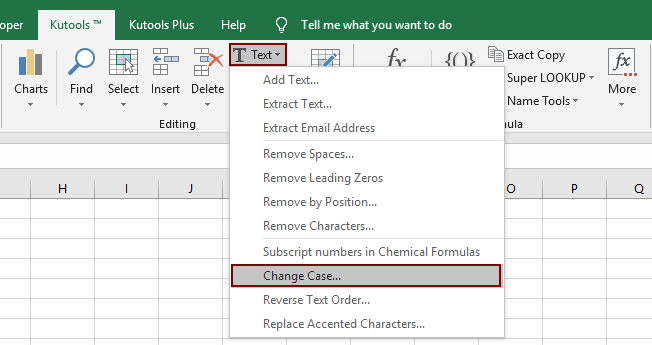 Quickly change case of text to all caps, lower and proper in Excel