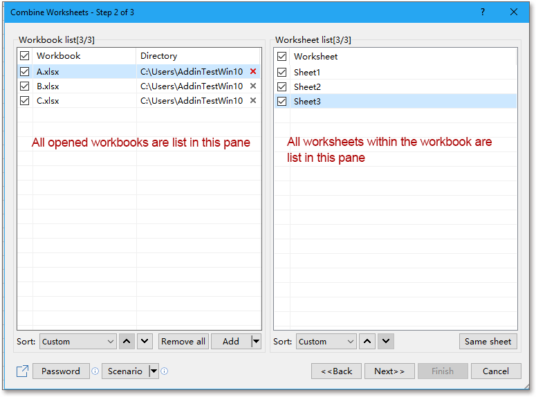 Quickly merge / combine worksheets or workbooks into one workbook in Excel