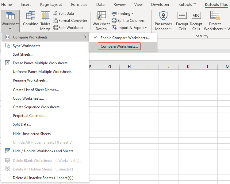Compare Worksheets And Highlight Different Cells In Excel Compare Worksheets And Highlight Different Cells In Excel
