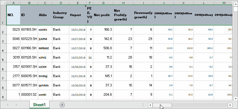 Quickly create a data entry form in Excel