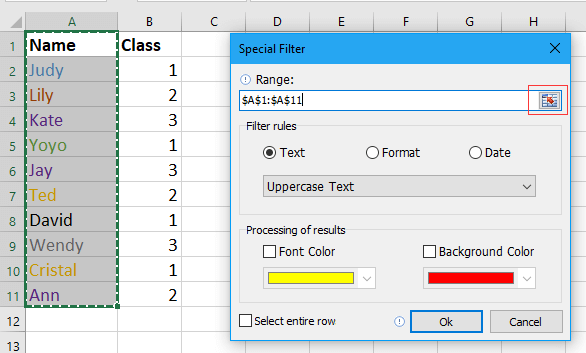 yazı tipi rengine göre doc filtresi 3